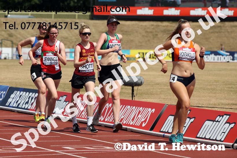 Womens 5000 metres walk, Muller British Championships, Alexander Stadium, Birmingham. Photo: David T. Hewitson/Sports for All Pics